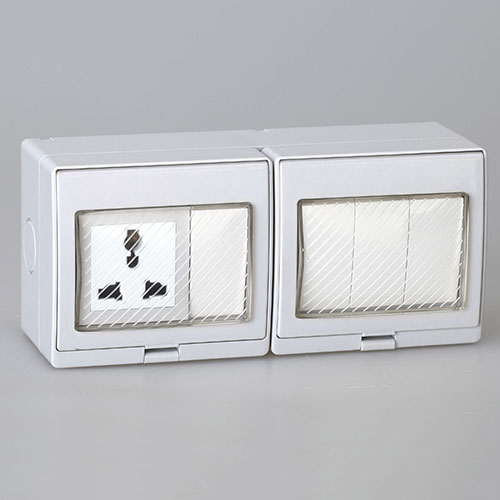 Four Switch with A Multi-Purpose Socket